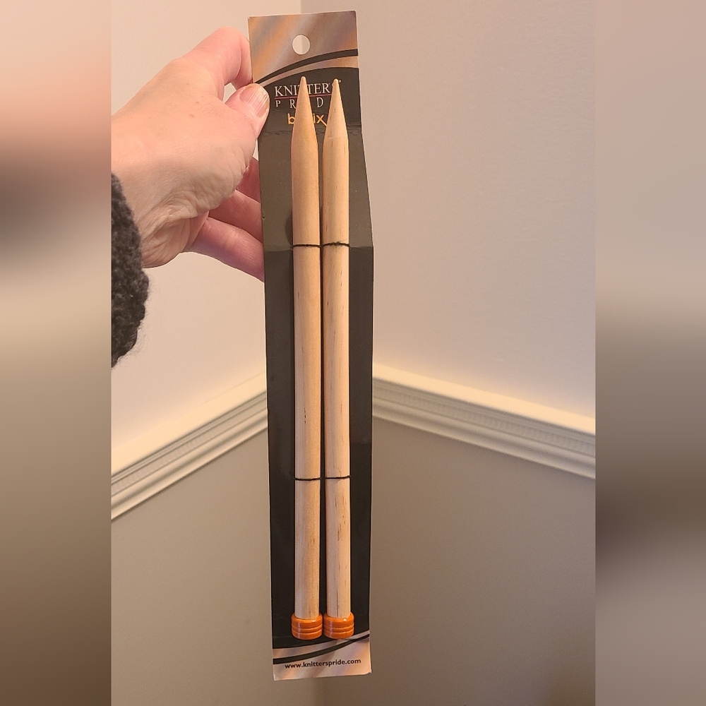 Knitters pride Natural Wooden Knitting Needles